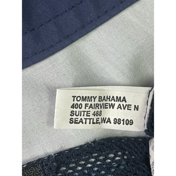 Tommy Bahama Island Active Men's Board Shorts SIZE 35 Blue Hawaiian Pattern EUC - Picture 9 of 12